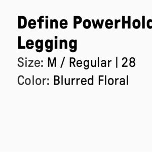 Fabletics Blurred Floral Leggings